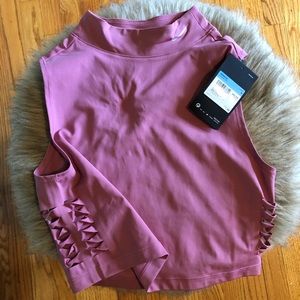 Nike mock neck sleeveless top